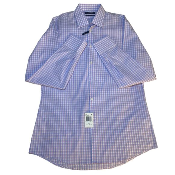 The Men's Store at Bloomingdale's Regular Fit Dress Shirt Lilac 15 1/2, 34-35 - Picture 6 of 12
